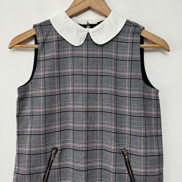 Forever 21 Girls Plaid Dress with Peter Pan Collar size XL - Picture 2 of 7